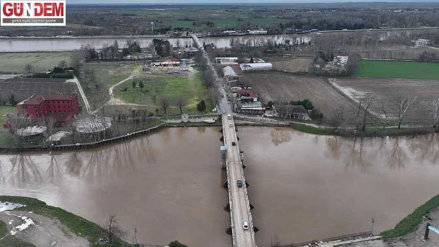 Son 2 günde Tunca Nehri'nin debisi 6, Meriç nehrinin debisi ise 3 kat arttı