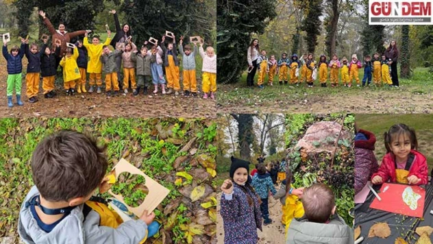 TED Edirne Koleji Anaokulu öğrencileri doğanın kalbinde öğreniyor