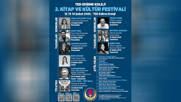 TED Edirne Koleji Kitap ve Kültür Festivali kapılarını açıyor