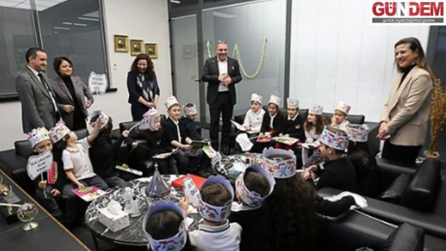 TED Edirne Koleji minik öğrencileri okuma heyecanı yaşadı