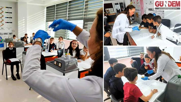 TED Edirne Koleji öğrencileri besinlerin kimyasal bileşimlerini deneyle öğrendi