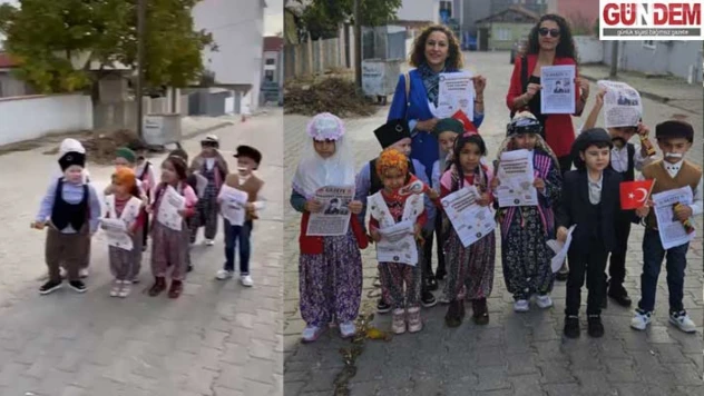 Ticaret Borsası İlkokulu'nda Cumhuriyet coşkusu