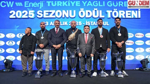 Türkiye Yağlı Güreş Ligi 2025 Sezonu Ödül Töreni gerçekleştirildi