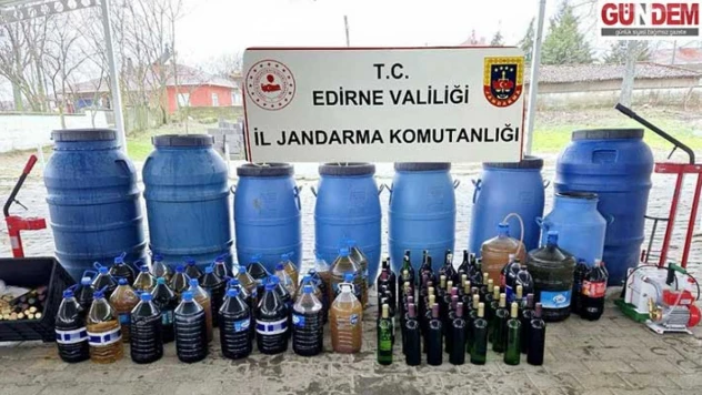 Yılbaşı öncesi sahte ve kaçak içki operasyonu