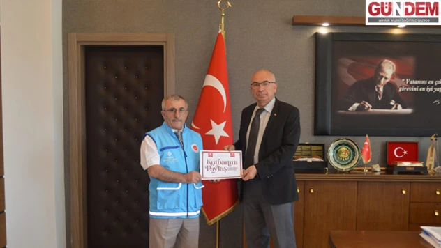 Yüce, 'Kurbanını Paylaş Kardeşinle Yakınlaş' kampanyasına destek verdi.
