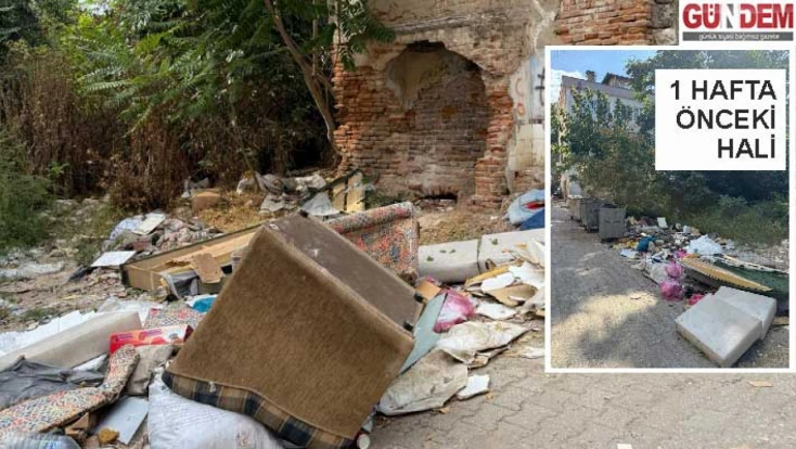 Arif Paşa Çıkmaz Sokak Çöplerle Dolu