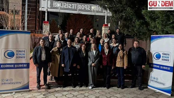 Beyazay derneği Edirne Şubesi’nin Genel Kurulu’na gerçekleştirildi