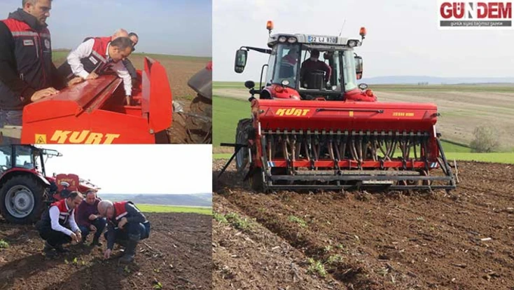 Deneme sahasından elde edilecek veriler bölge tarımına yön verecek