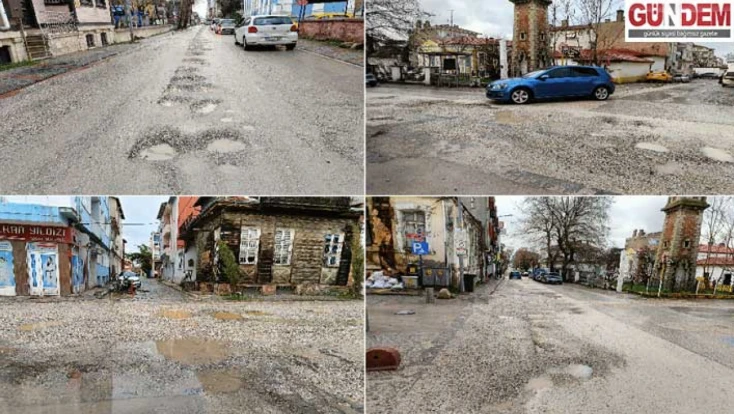 Edirne’nin göbeğinde bitmeyen çile: Çukurlar, çamur, mağduriyet