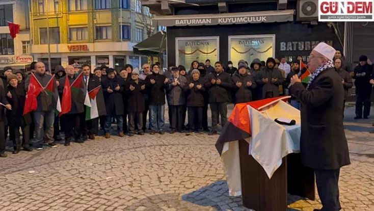 Filistin için dayanışma mesajı