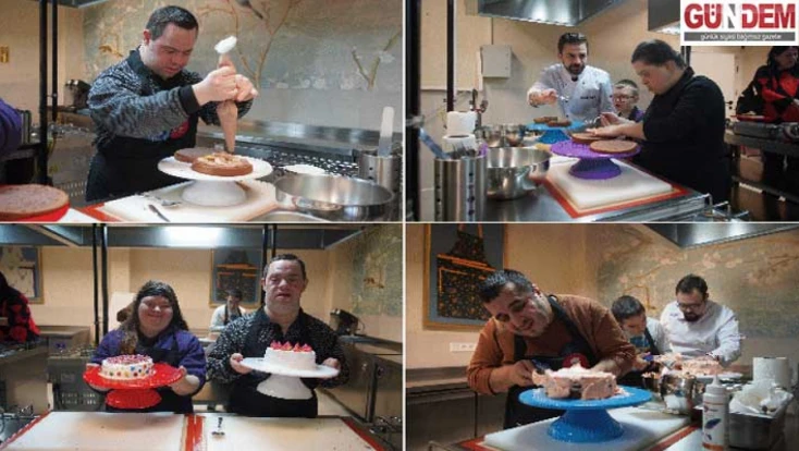 Gastronomi Akademisi’nde özel gereksinimli bireyler mutfağa girdi
