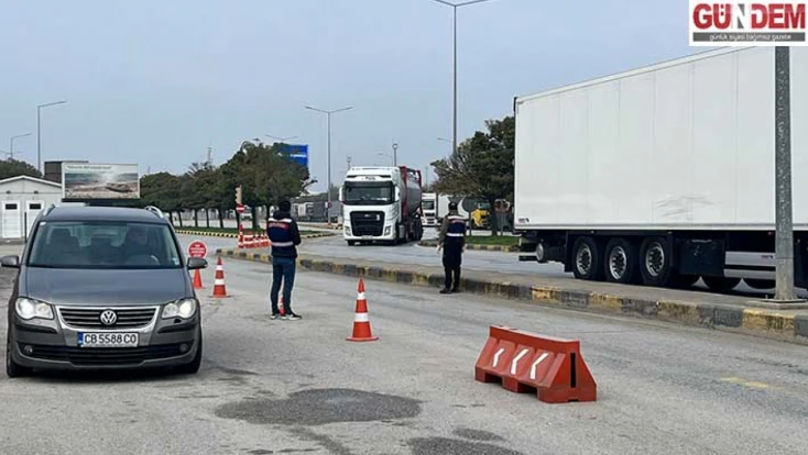 Kapıkule Jandarma ekipleri denetimlerini sürdürüyor