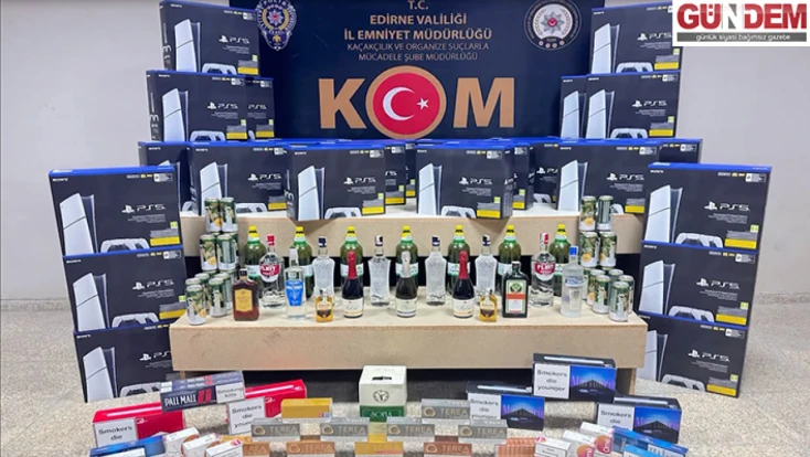KOM’dan kaçakçılığa büyük darbe: 2 Milyon TL’lik ürün ele geçirildi