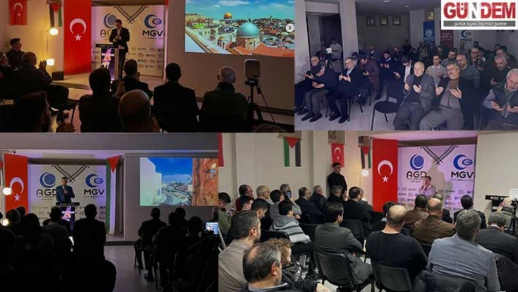 Kudüs için okunan mısralar gönüllere dokundu