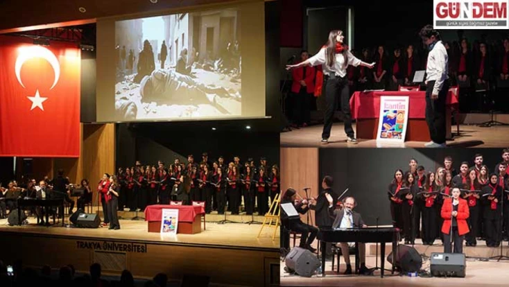 Yücel Arzen Edirne’de sahne aldı