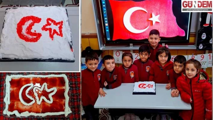 Öğrencilerden Türk Bayrağı etkinlikleri