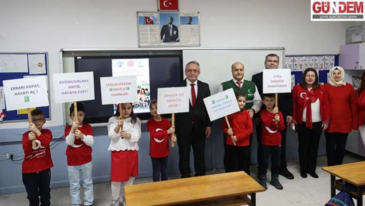 Öğrencilere Yeşilay Sağlıklı Yaşam Ligi tanıtıldı