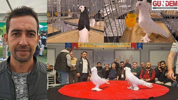 Şanlıdağ, 1200 güvercin ile