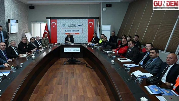 TAMP Edirne Afet Müdahale Planı Toplantısı yapıldı