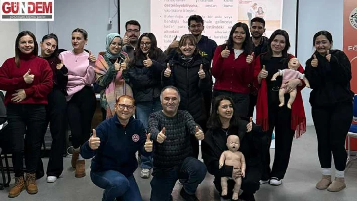 Trakya Üniversitesi öğrencileri sertifikalı ilkyardımcı oldu