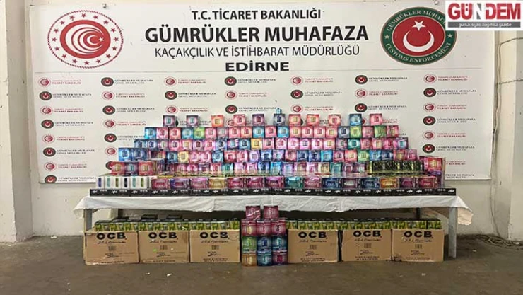 10 bine yakın kaçak ürün ele geçirildi