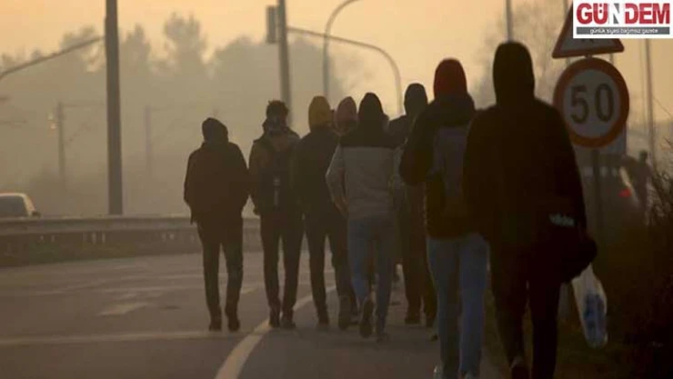 11 düzensiz göçmen yakalandı