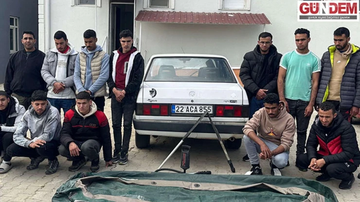 15 düzensiz göçmen yakalandı