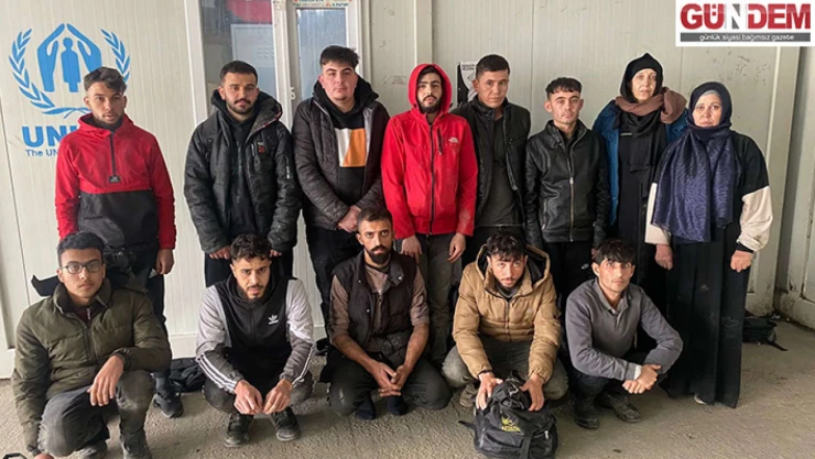 19 düzensiz göçmen yakalandı