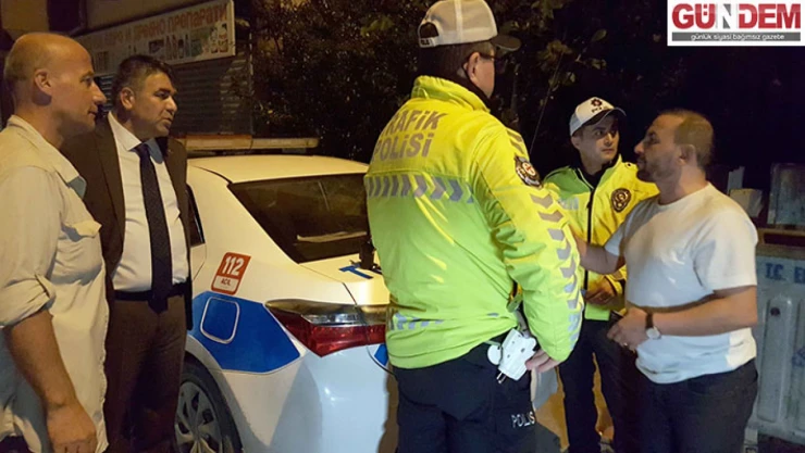 2,62 promil alkollü sürücü motosikletli trafik ekiplerden kaçamadı