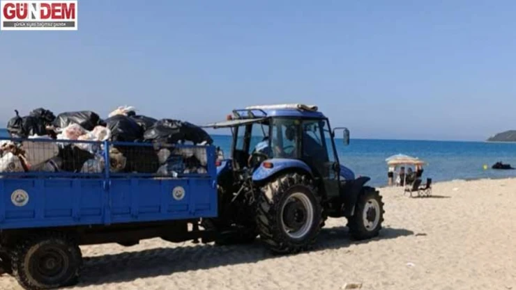 200 ton atık toplandı