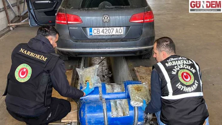 26 Kilo 900 gram uyuşturucu ele geçirildi