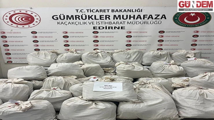 Kapıkule Sınır Kapısı'nda uyuşturucu yakalandı