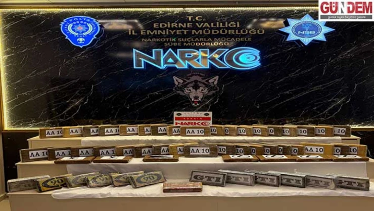 68 kilo 650 gram kokain ele geçirildi