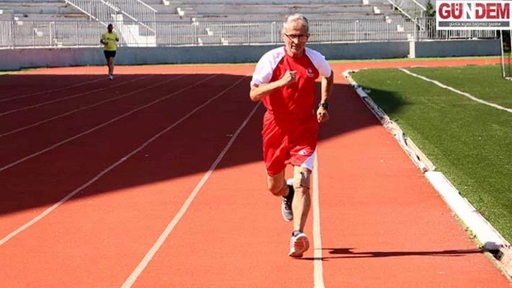 78 yaşındaki atletin hedefi, Edirne Maratonu'nda kürsü