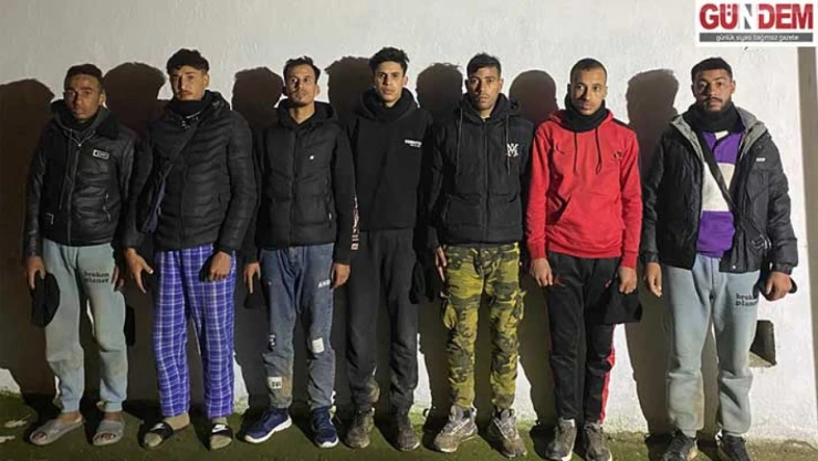 9 düzensiz göçmen yakalandı