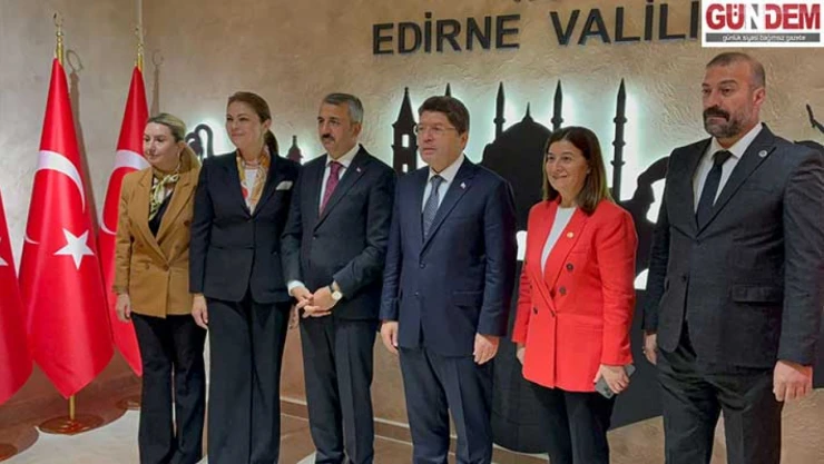 Adalet Bakanı Tunç Edirne'de