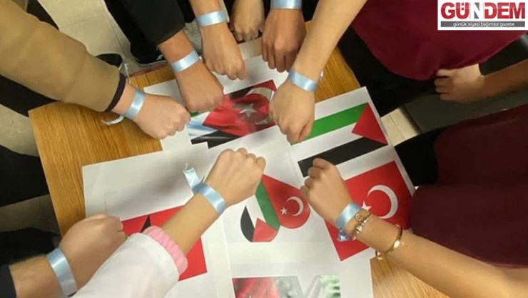 Adalet ve insanlık için Filistin'e ses verdiler