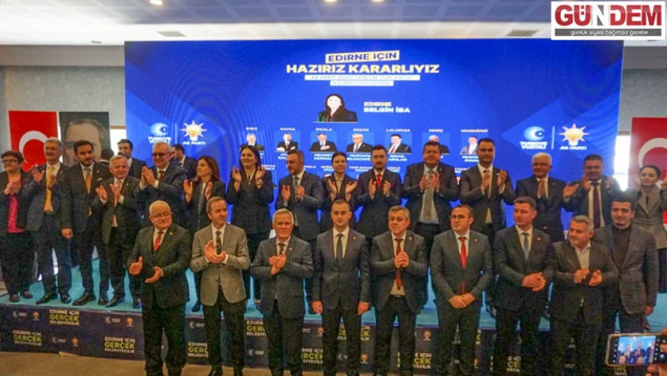 AK Parti'nin ilçe ve belde belediye başkan adayları tanıtıldı