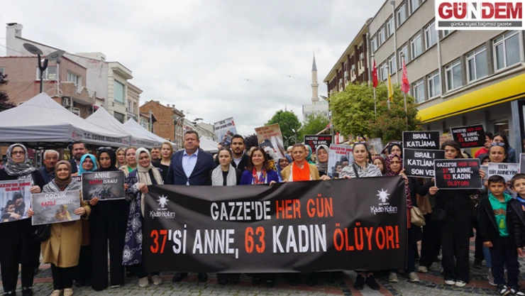 AK Partili kadınlar Gazze'deki anneler için bir araya geldi