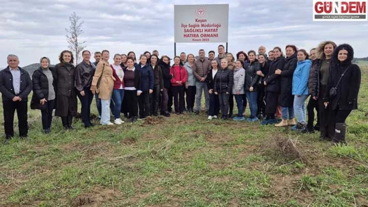 Akciğer kanseri farkındalık ayında anlamlı ağaçlandırma