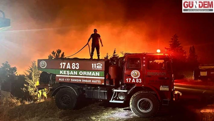 Alevlerle 15 saatlik mücadele sonuç verdi