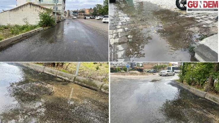 Altyapı sorunları nedeniyle rögar taştı