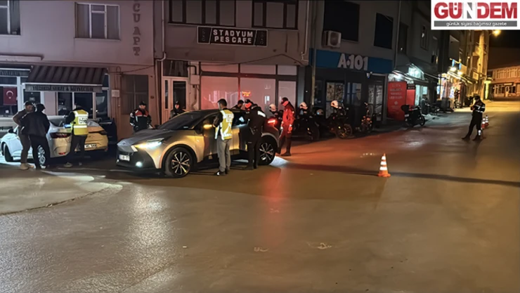 Asayiş ve trafik uygulaması yapıldı