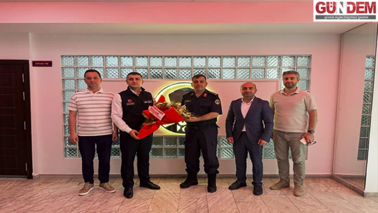 Aşılıoğlu'ndan İl Jandarma Komutanı Ermiş'e ziyaret