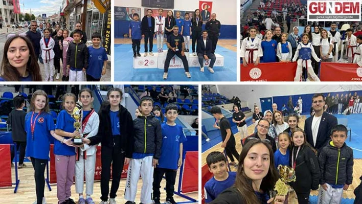 Babaeski'de taekwondo turnuvası gerçekleşti
