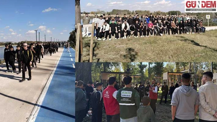 Bağımlılıkla mücadele için doğada yürüdüler