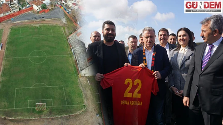 Bak, 10 bin kişilik yeni stadın müjdesini verdi