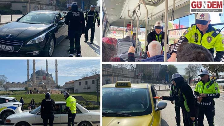 Bayramda sürücülere denetim gerçekleşti