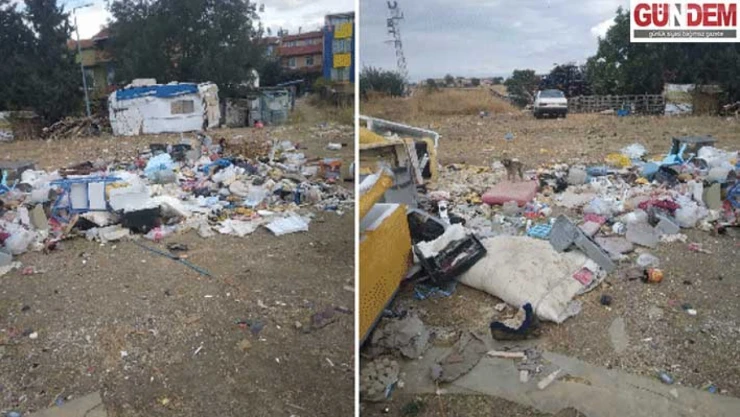 Boş Araziler Çöplüğe Döndü, Mahalleli Tepkili