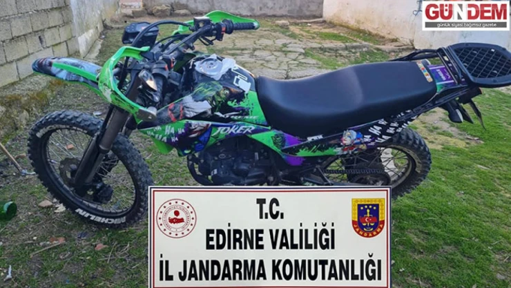 Çalınan motosiklet ekipler tarafından bulundu